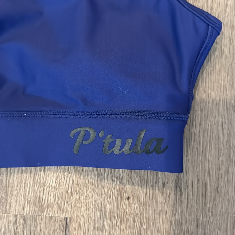 P'tula Blue Crop Top - Picture 2 of 3